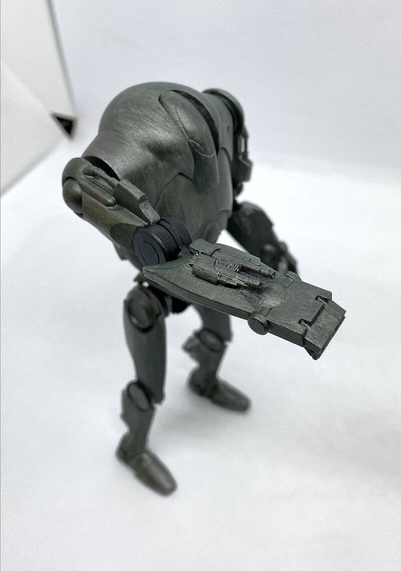 B2 Super Battle Droid Black Series Scale 3d Print Ready STL 3D Print Model